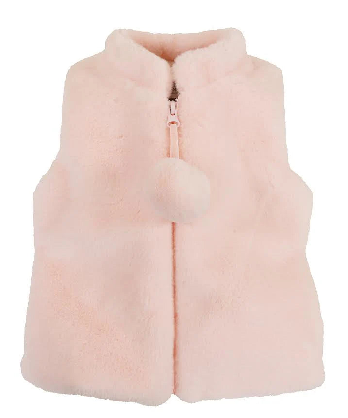 Fur Vest Rose
