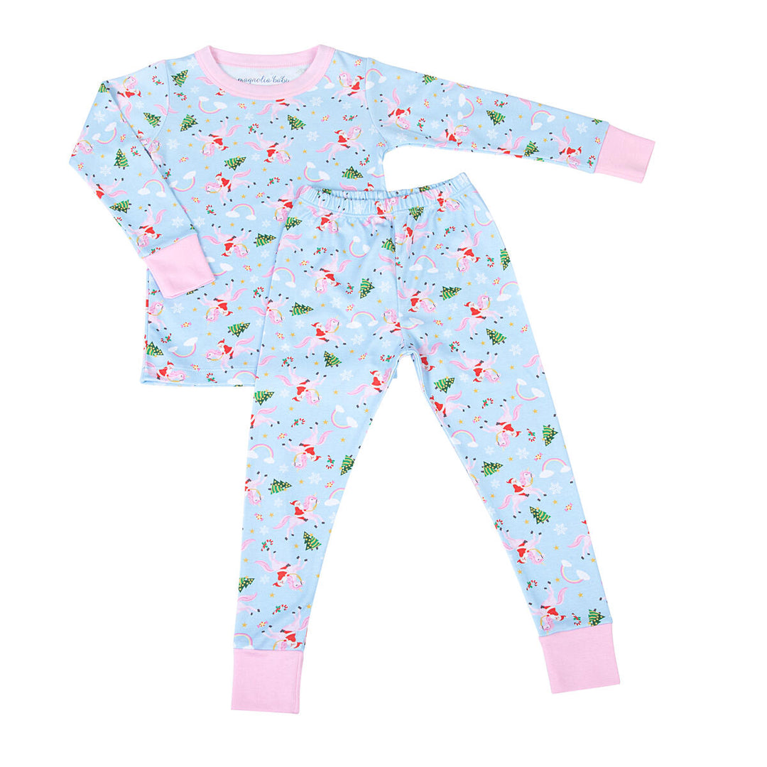 Merry Unicorn Pajamas LS