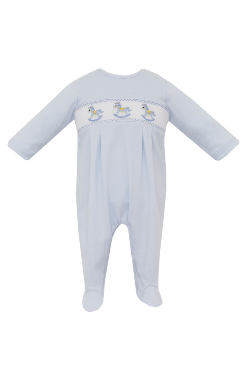 Rocking Horse Knit LS Footie