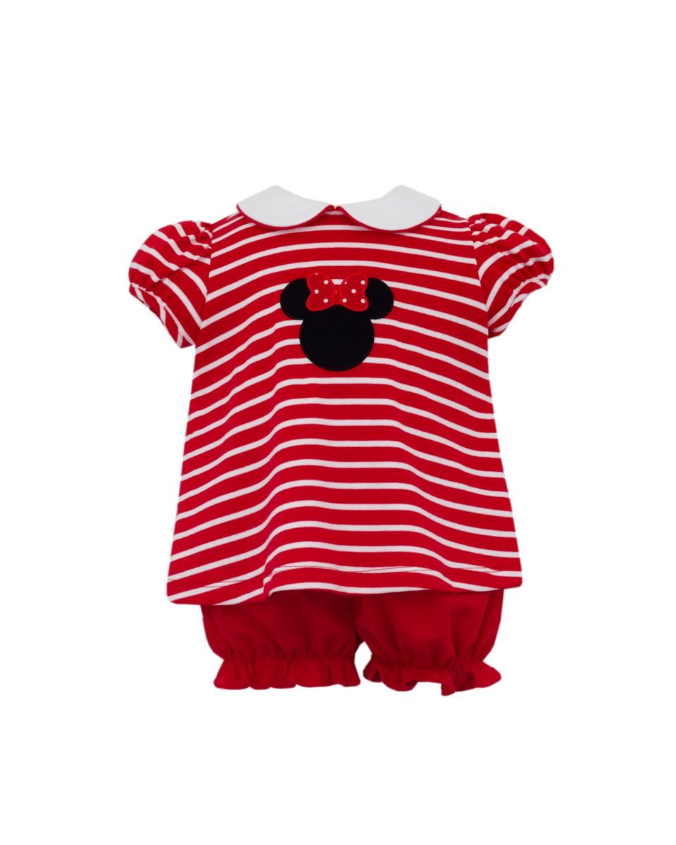 Minnie Knit SS Bloomer Set