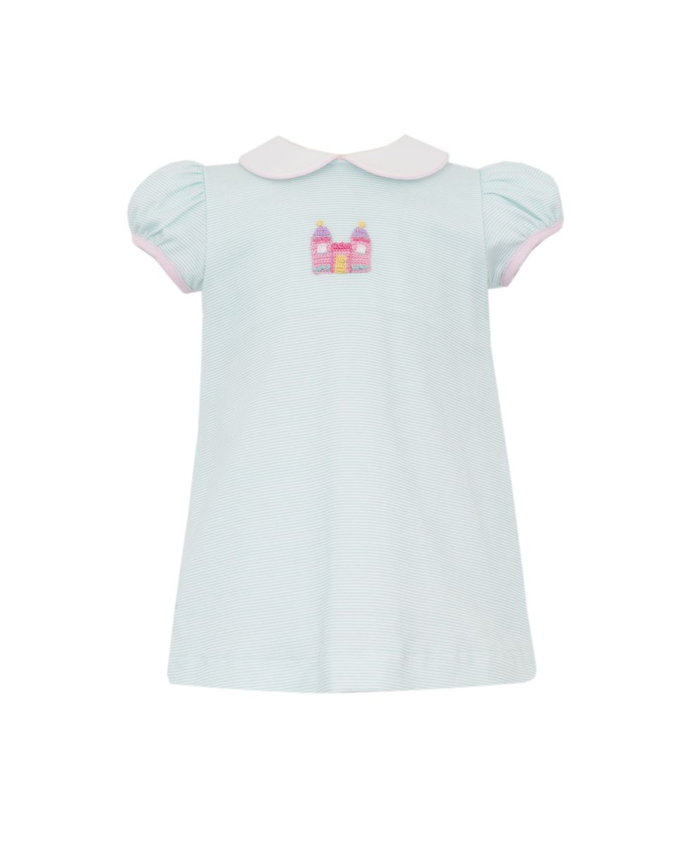 Princess Castle Aqua Knit SS Dress