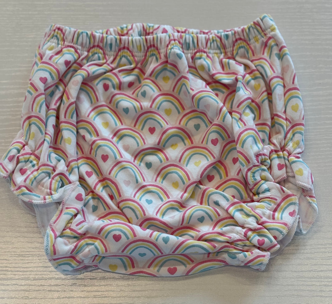 Diaper Cover-Rainbow & Heart Print