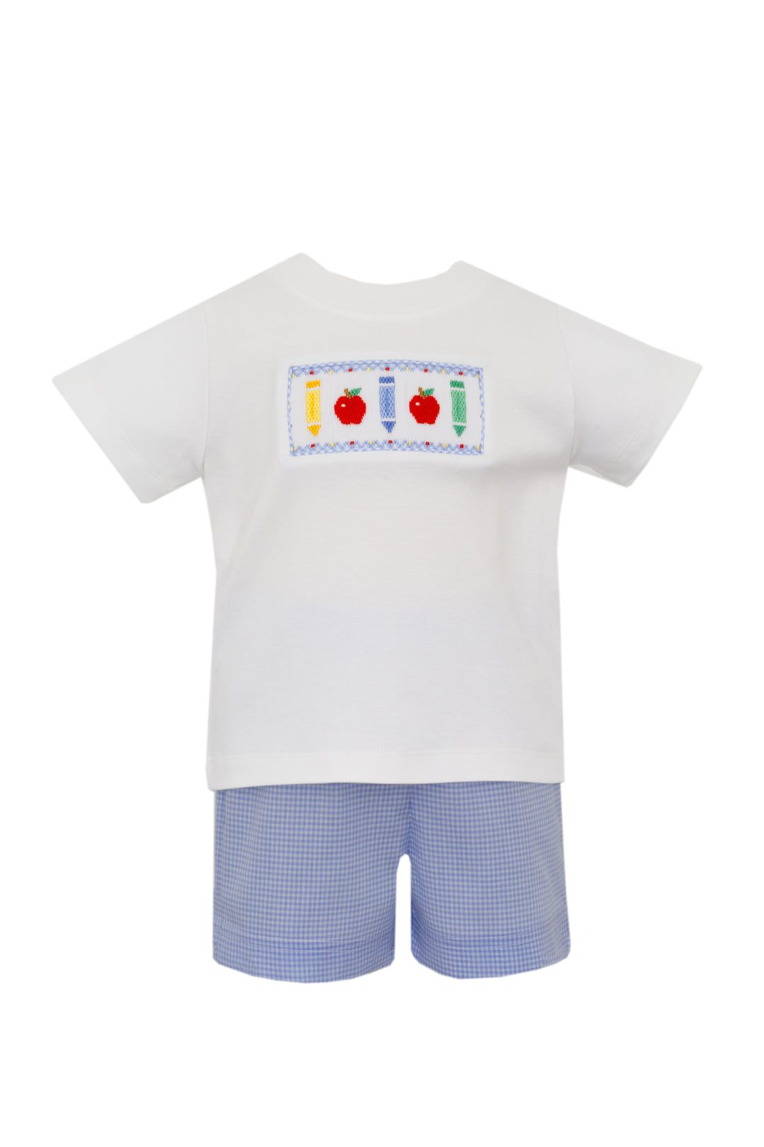 Back to School Smocked Short Set