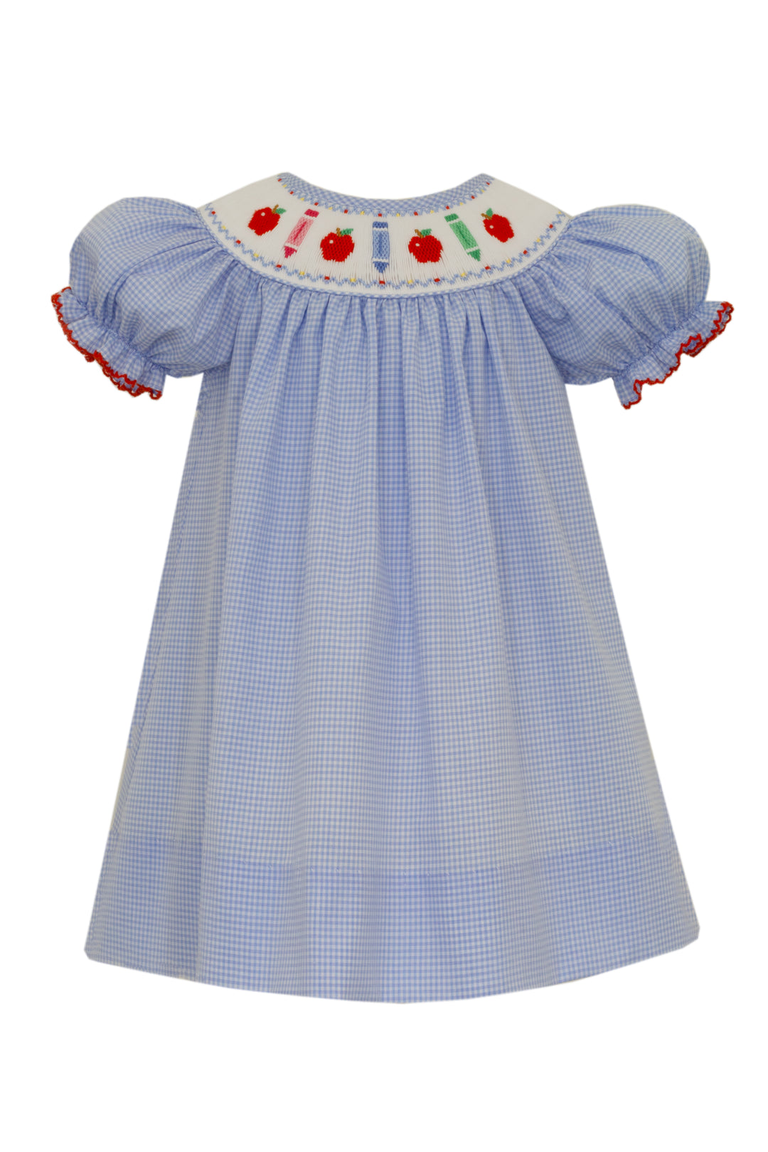 Back to School Bishop Dress Blue
