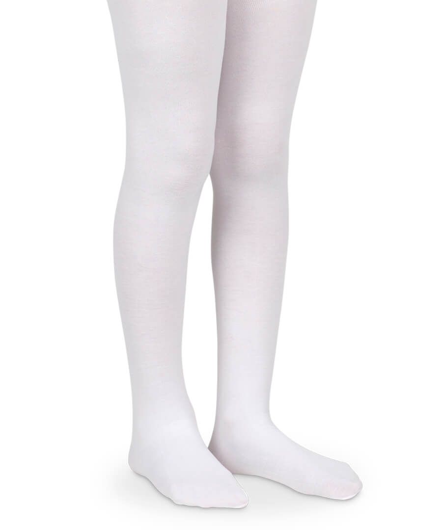Smooth Microfiber Tights White