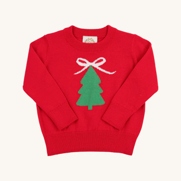 Isabelle’s Sweater-Richmond Red Tree