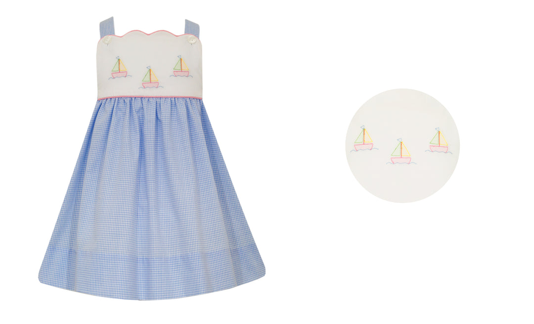 Sailboat Strap Sundress