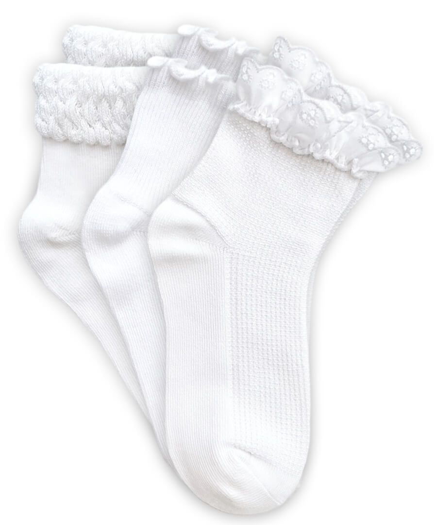 Eyelet/Ripple/Bubble Socks 3pack