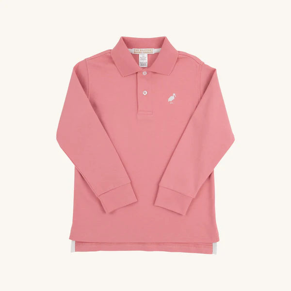 LS Prim & Proper Polo-Nantucket Red