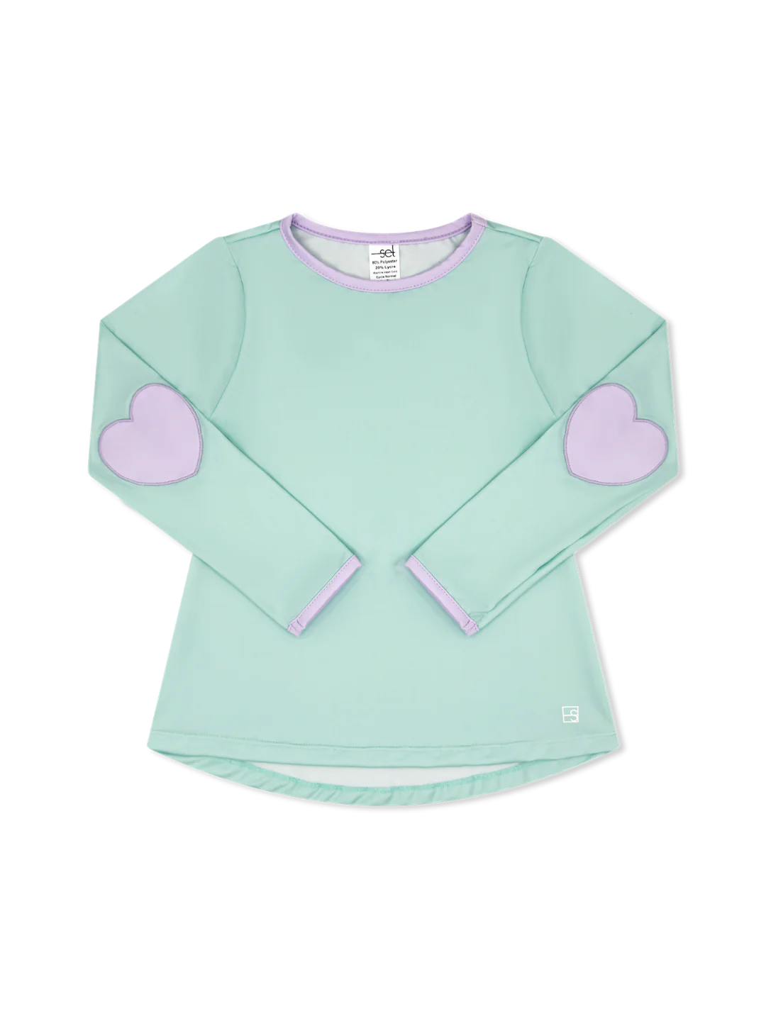 Kylie T LS-Cool Mint/Petal Purple