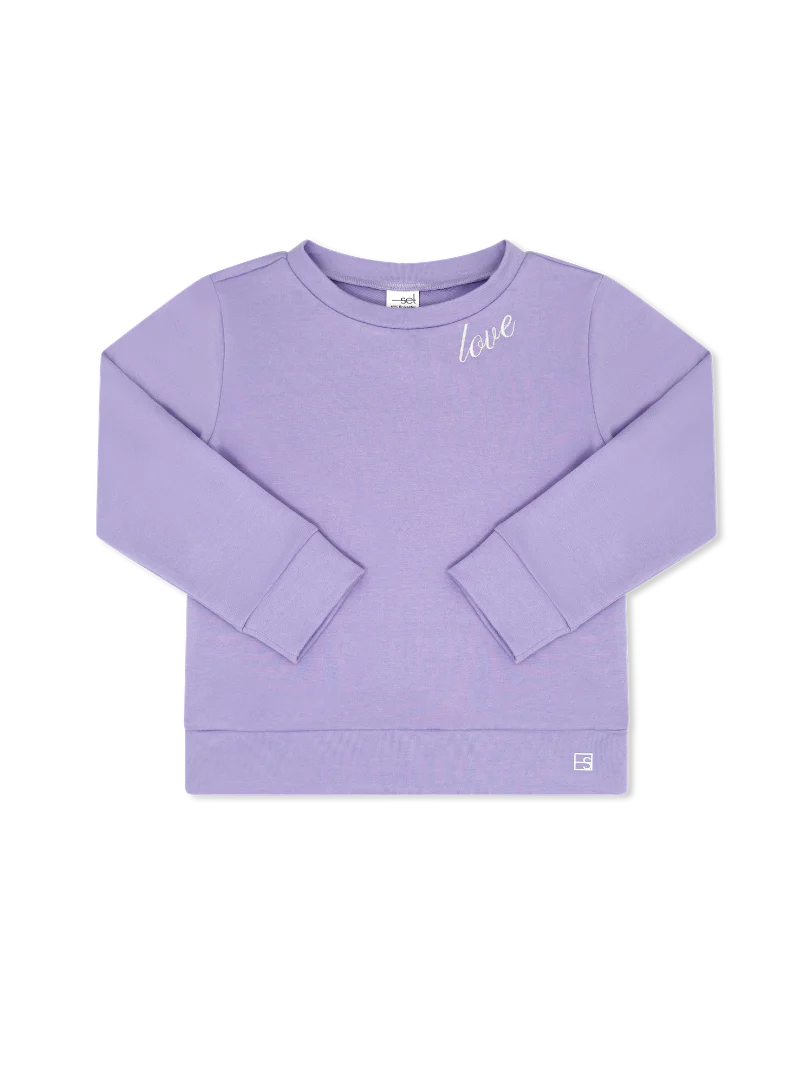Alex Sweatshirt-Brilliantly Lavender