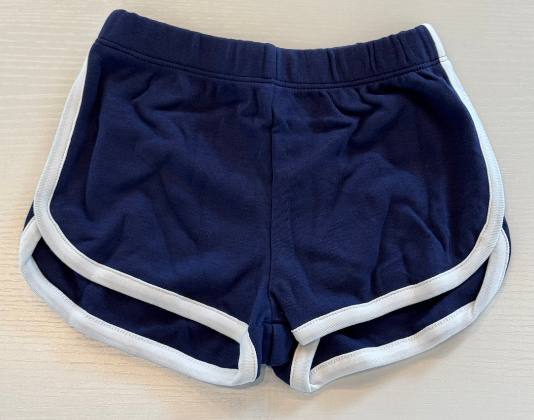 Unisex Athletic Shorts-Dark Royal/White
