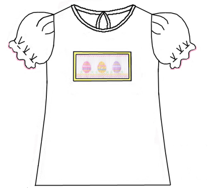 Easter Egg Girl's Knit Tee