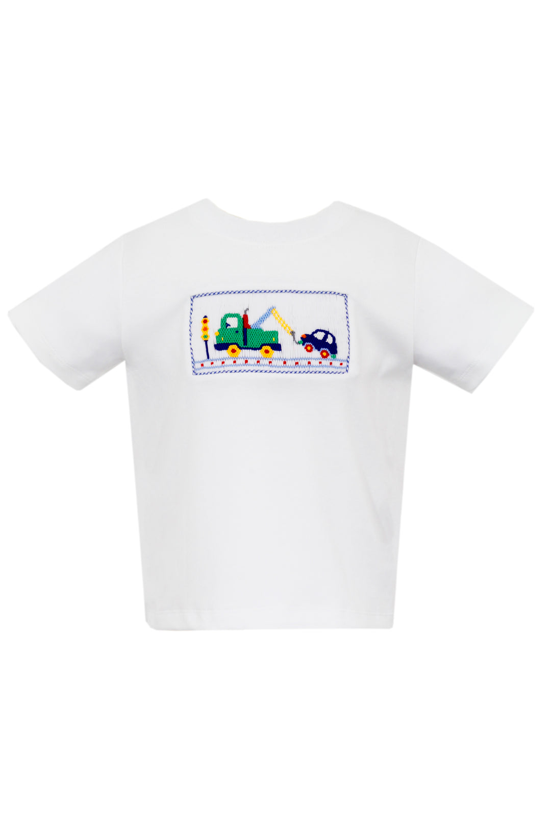 Tow Truck Smocked Tshirt