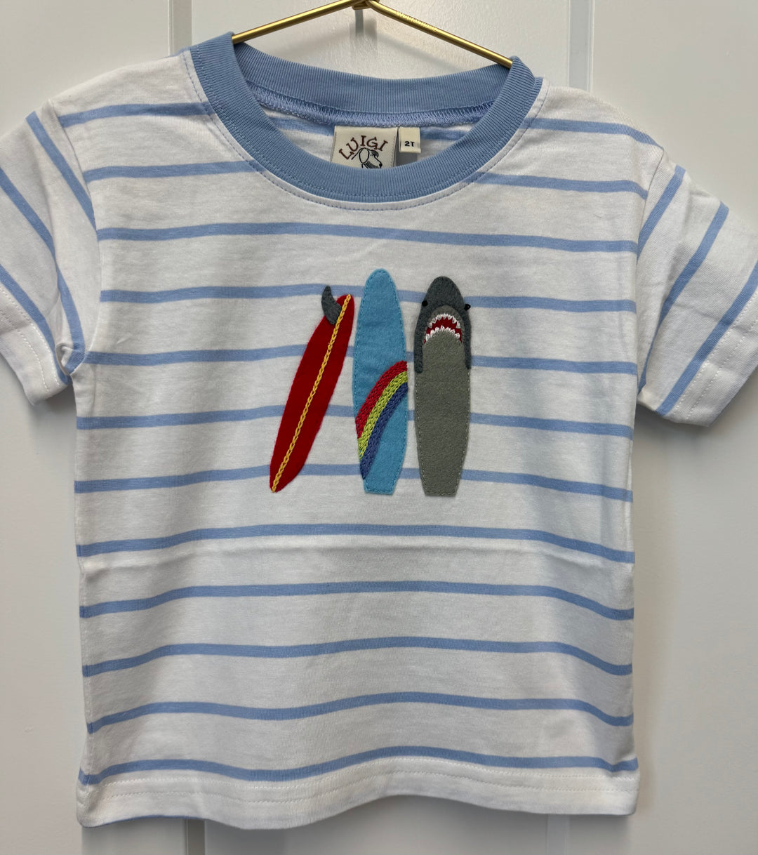 Striped S/S T-Shirt-Surf Boards
