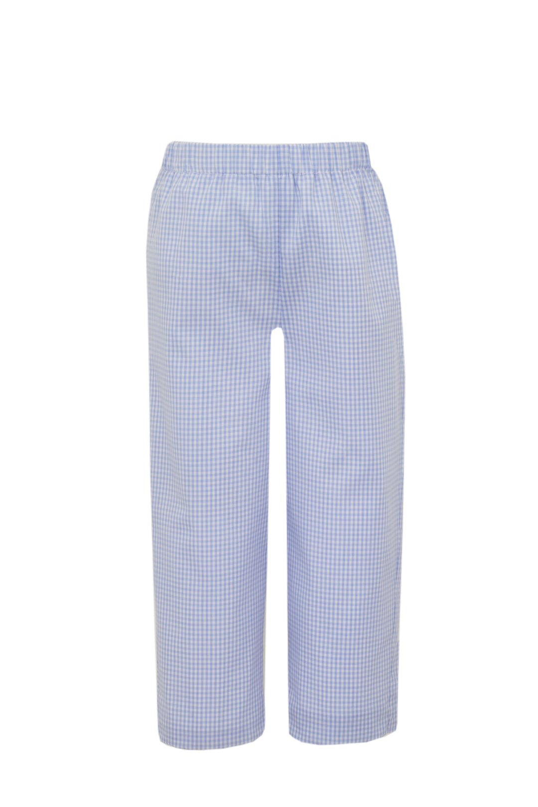 Light Blue Gingham Pants