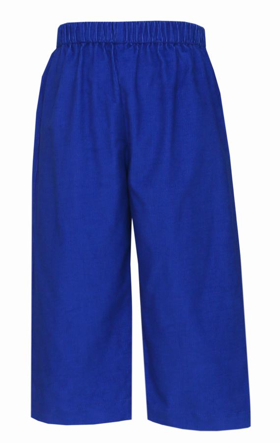 Royal Blue Corduroy Pant