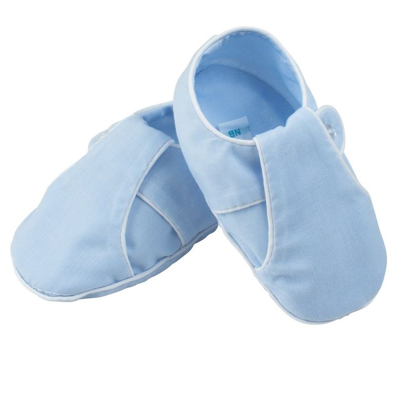 Blue T-strap Booties
