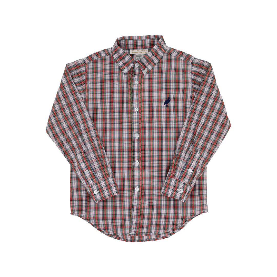 Dean’s List Dress Shirt-Merrit Park Plaid