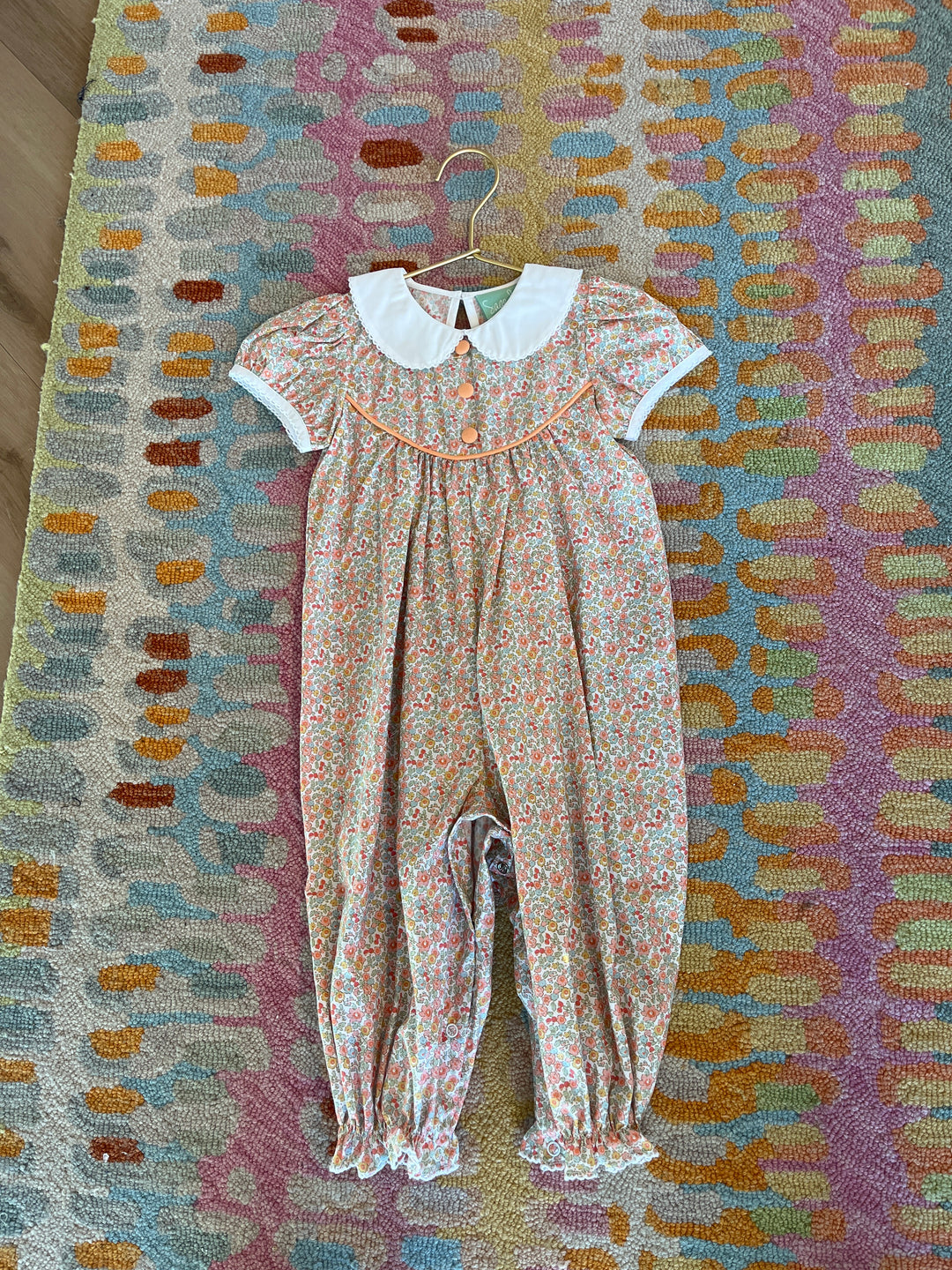 Peach Floral Bubble