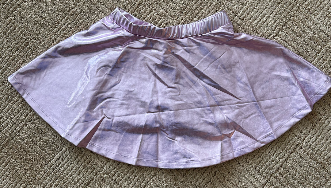 Zoe Skirt Metallic Lavender