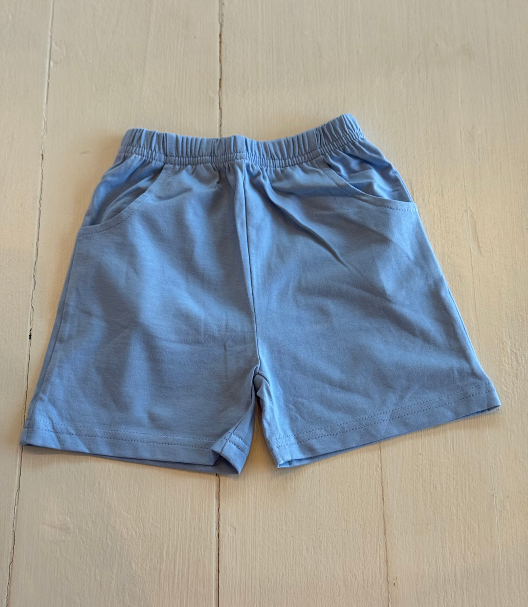 Boys Jersey Shorts-Sky Blue