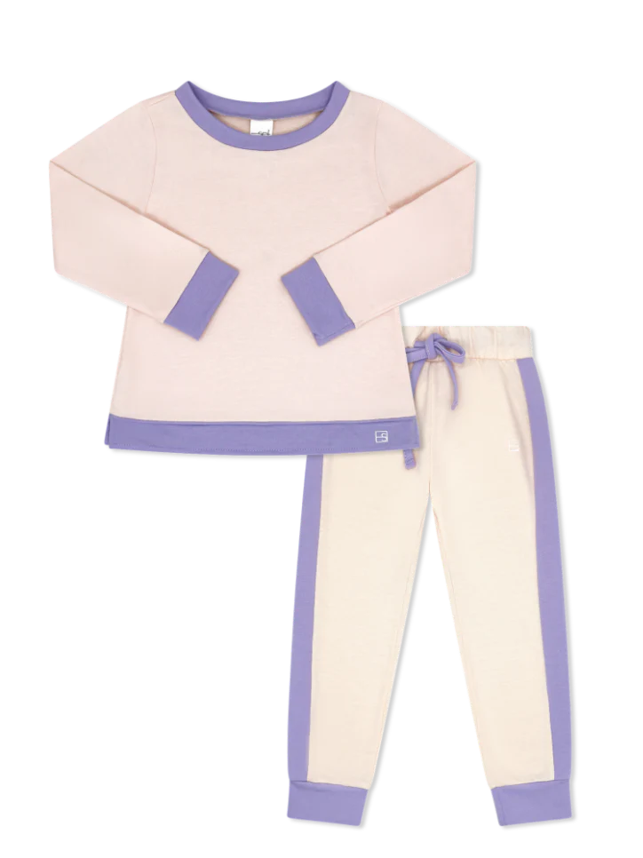 Selena Jogger Set-Lemonade Pink/Lollipop Lav