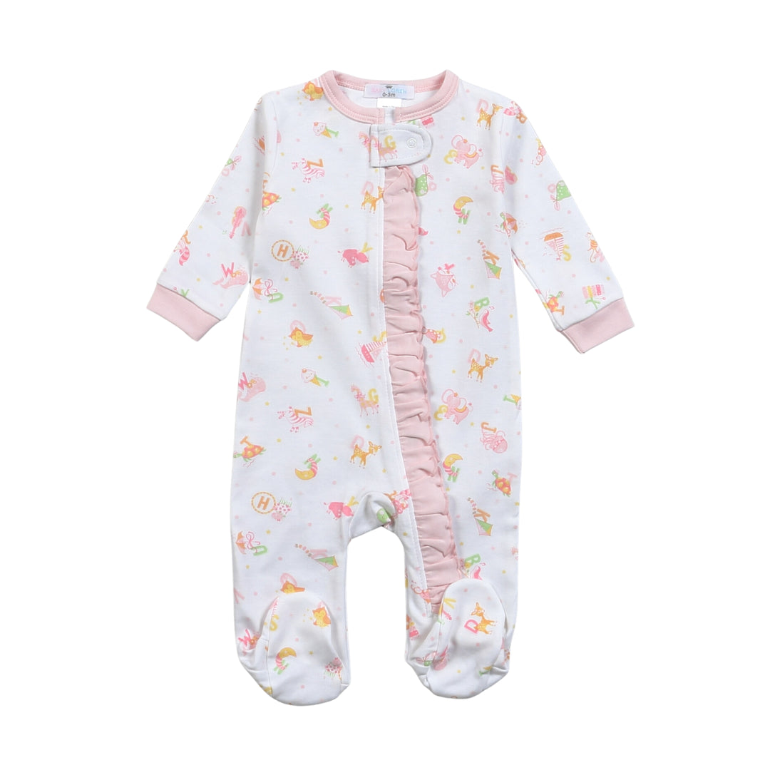 Pink ABC Footie