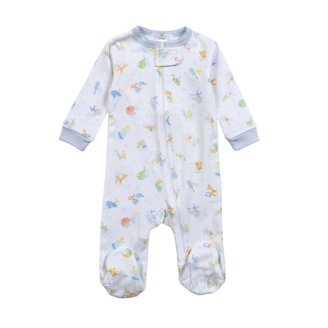 Blue ABC Footie