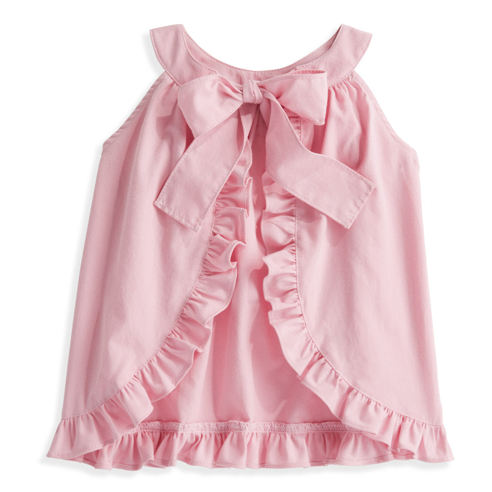 Backtie Ruffle Blouse