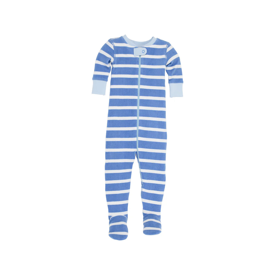 Knox’s Night Nights Fleece-Blue Striped