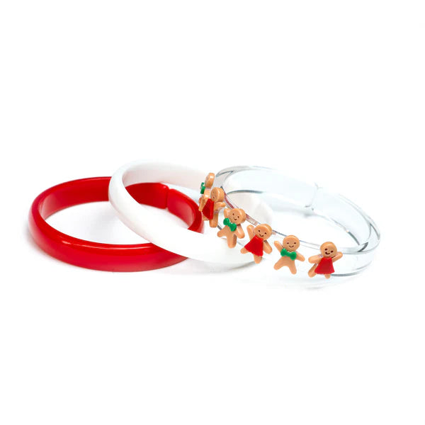 Gingerbread Mini Cookie Bracelet Set