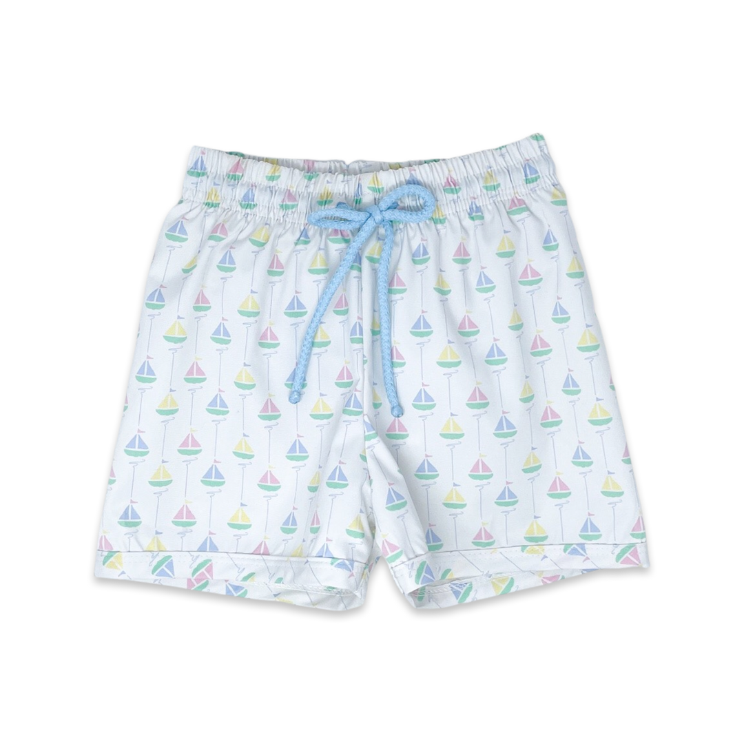 Barnes Bathing Suit- Sailboat