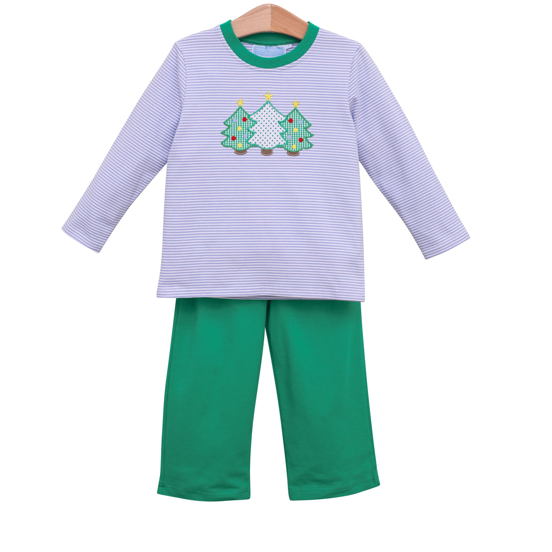 Christmas Tree Pant Set