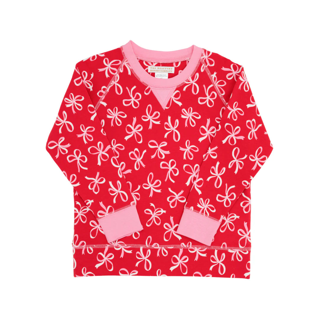 Cassidy Crewneck-Bustling Bows