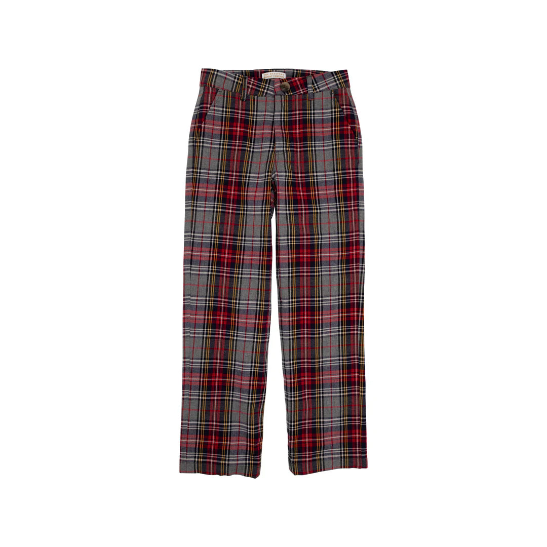 Prep School Flannel Pants-Park Lane Plaid