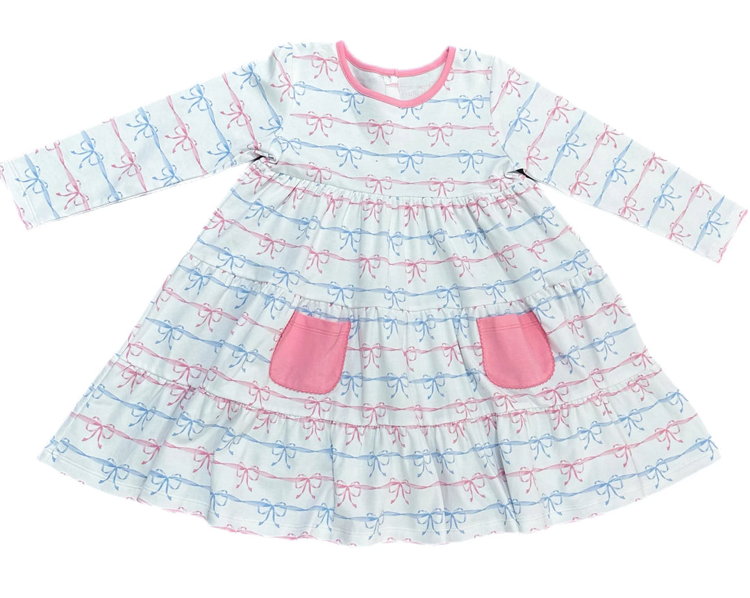 Tally Twirl Knit Dress Sweet Bows
