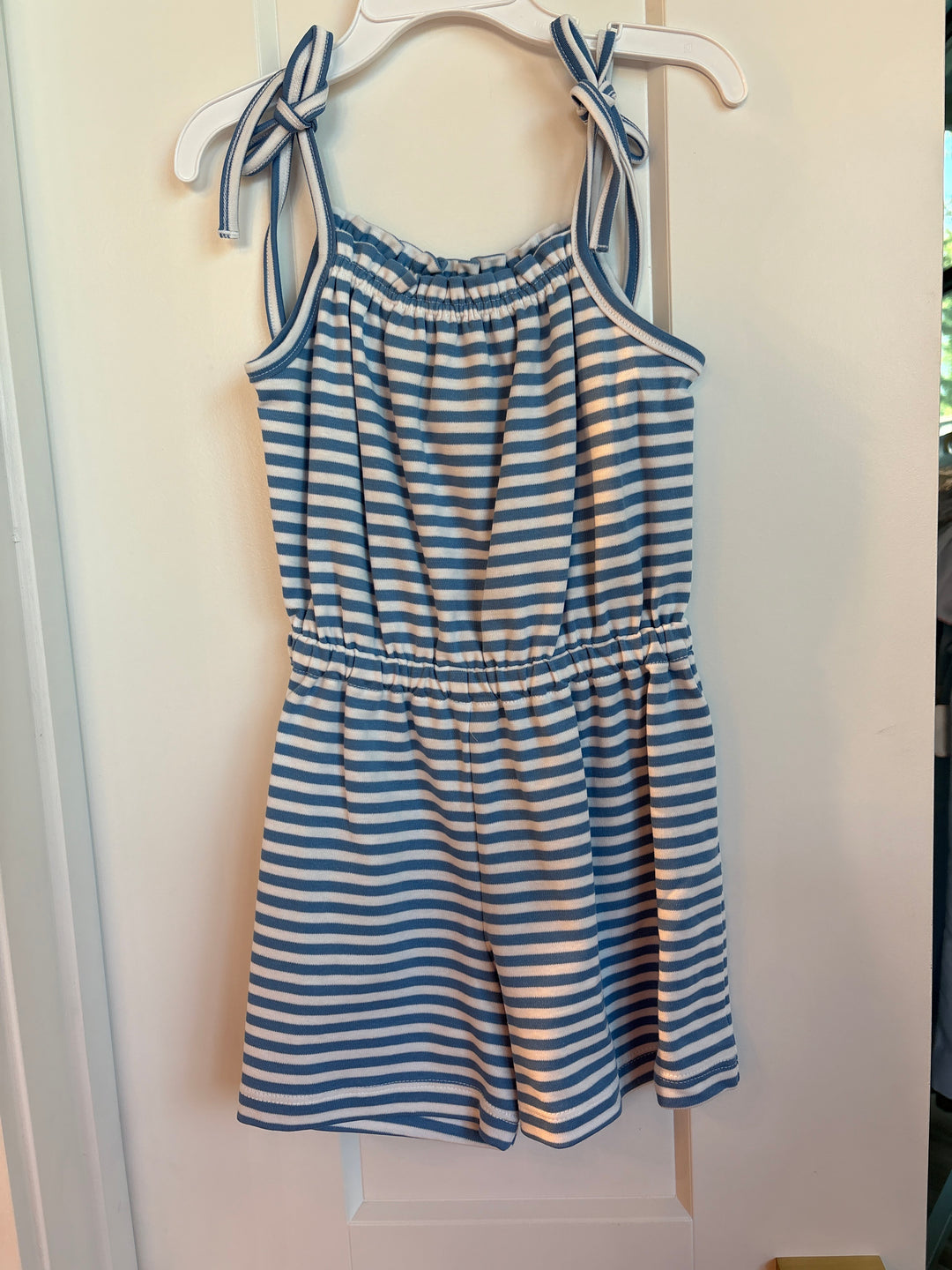 Cressida Romper-Periwinkle Med Str Knit