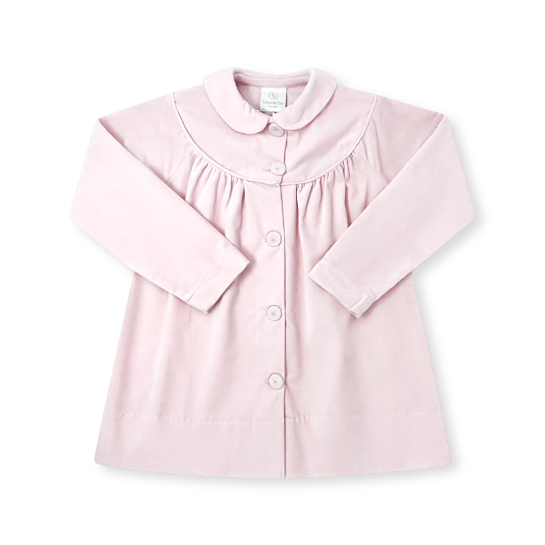 Collette Coat Pink Velvet