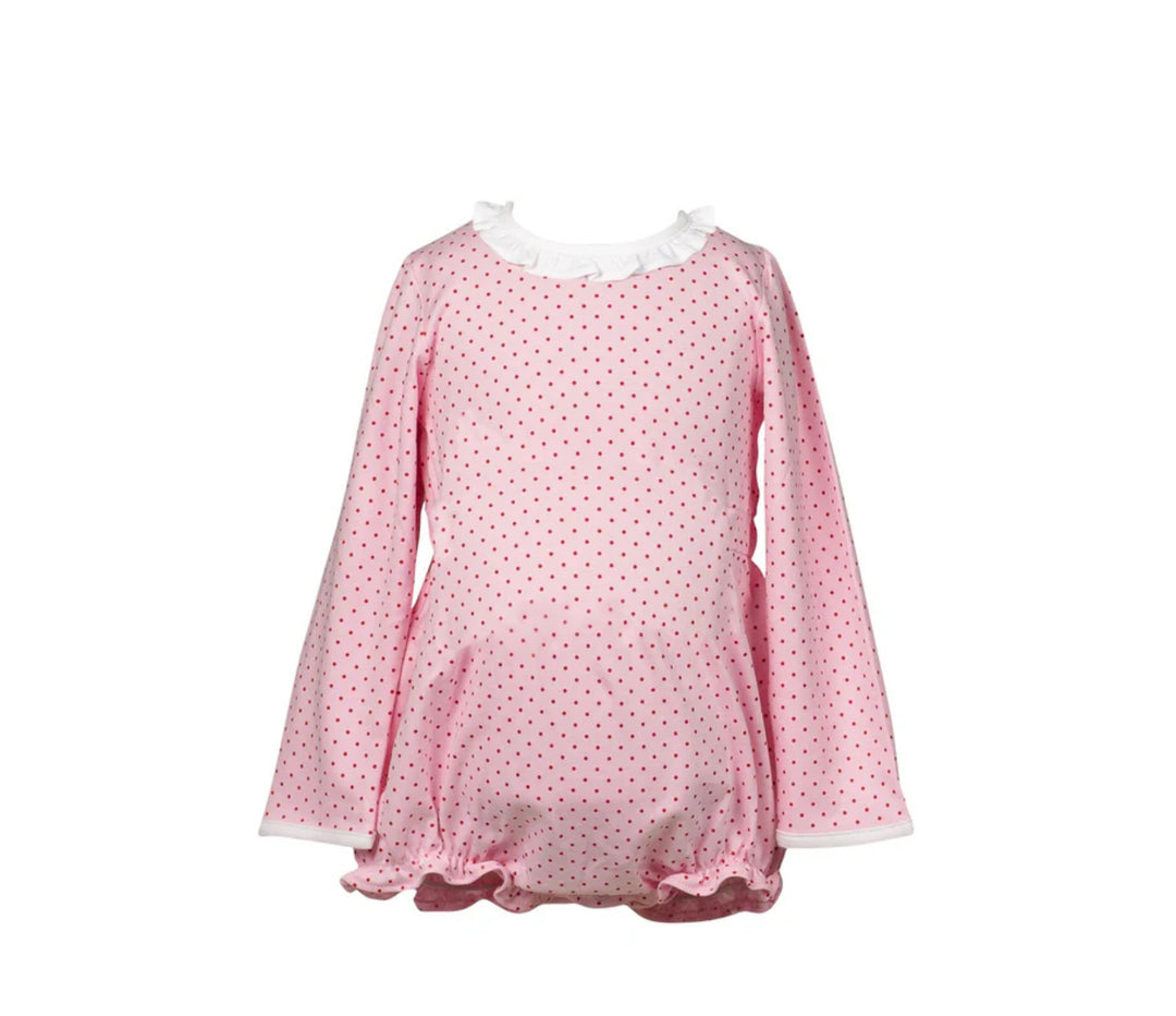 Red Dottie Girl Bubble