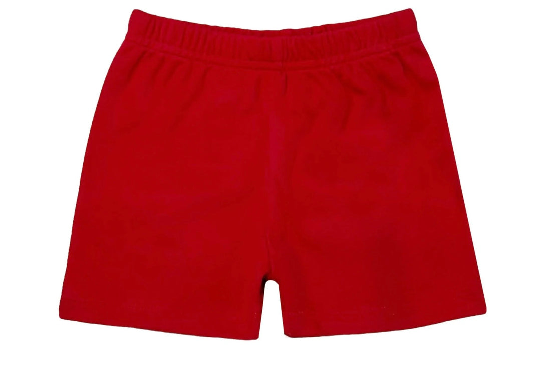 Leo Shorts-Red Knit