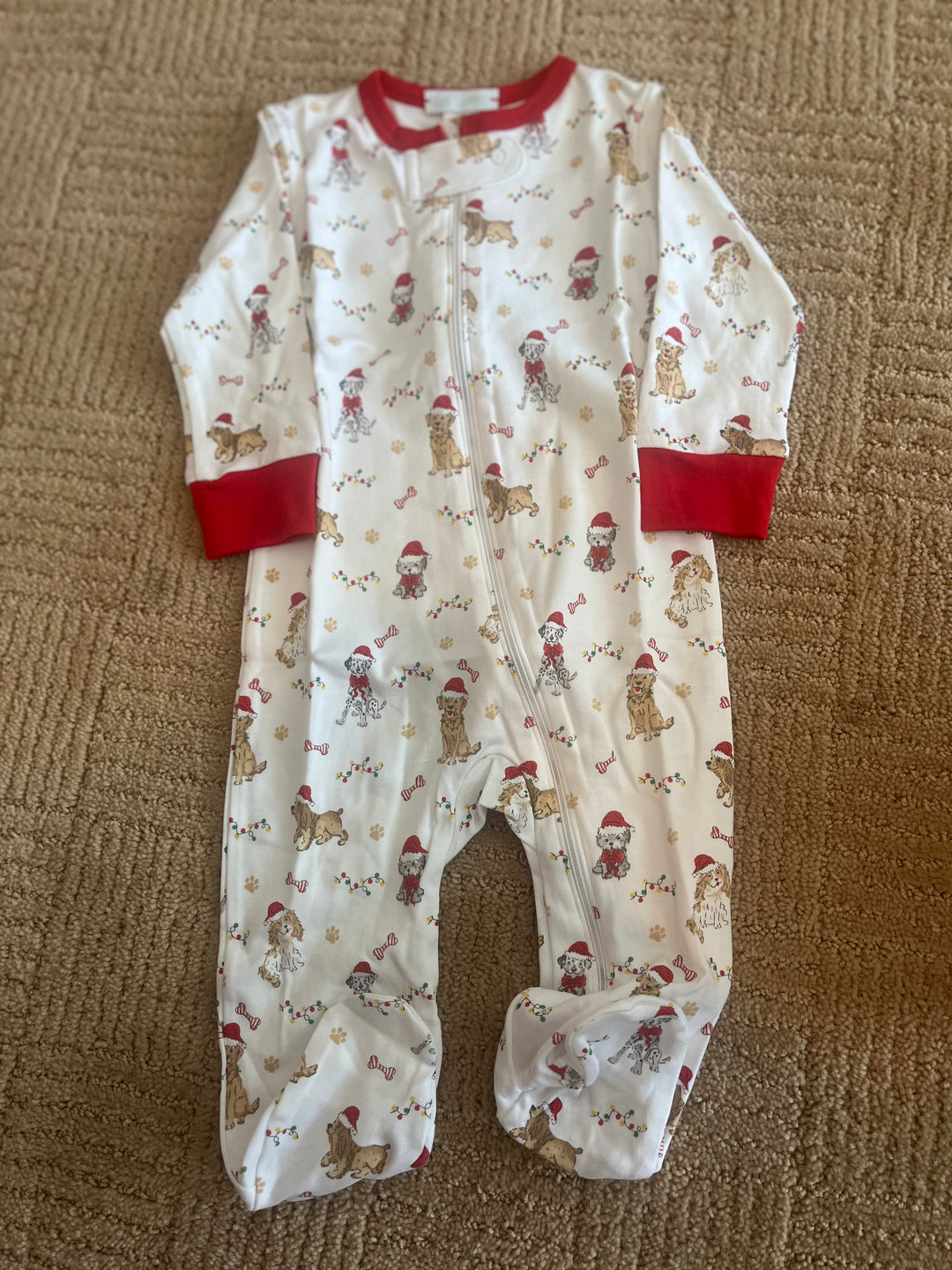 Santa Paws Boys Footie