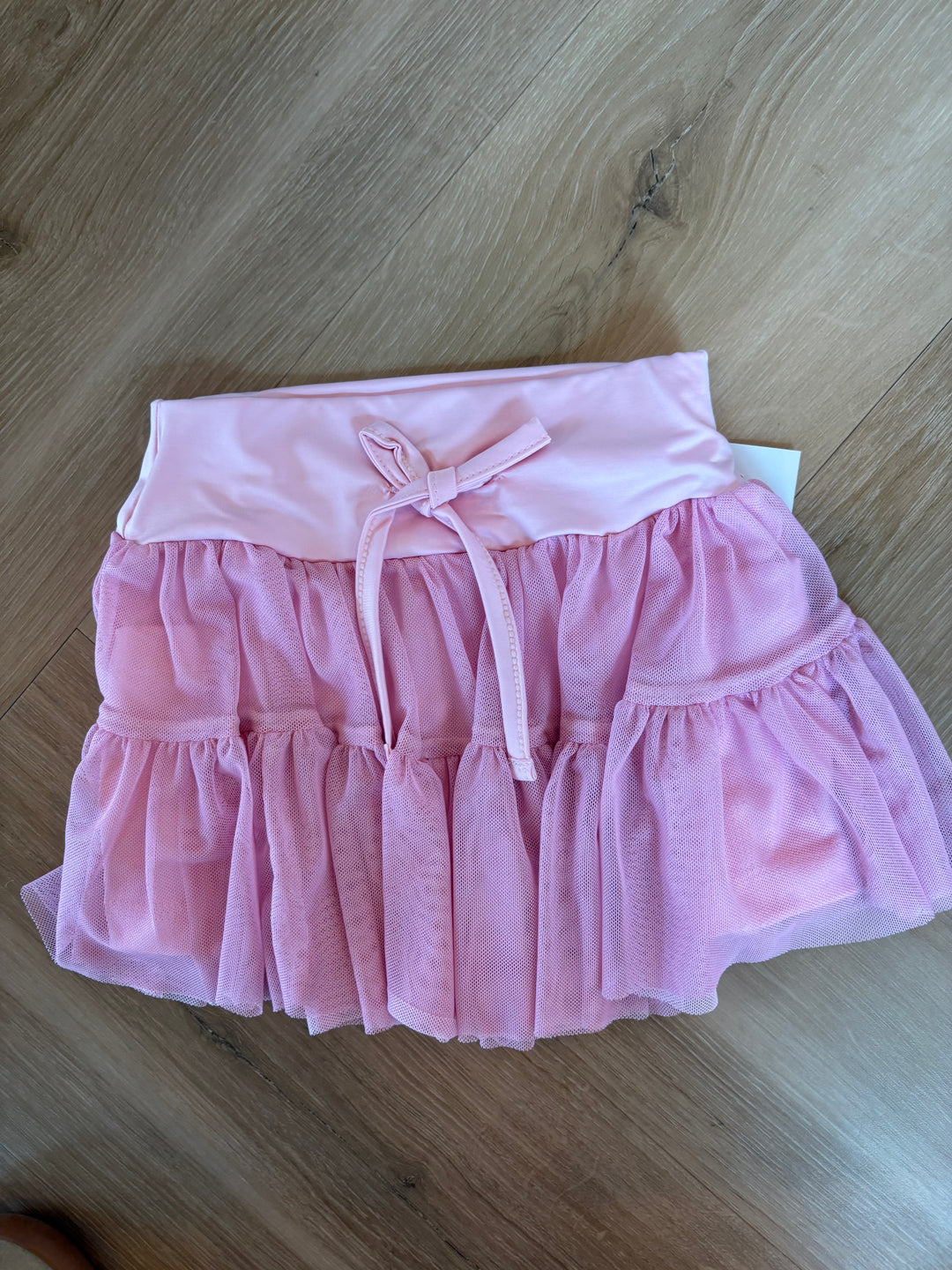 Tiered Skort-Light Pink