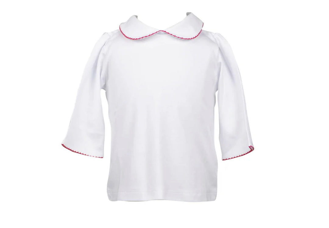 3/4 Sleeve Shirt-Red