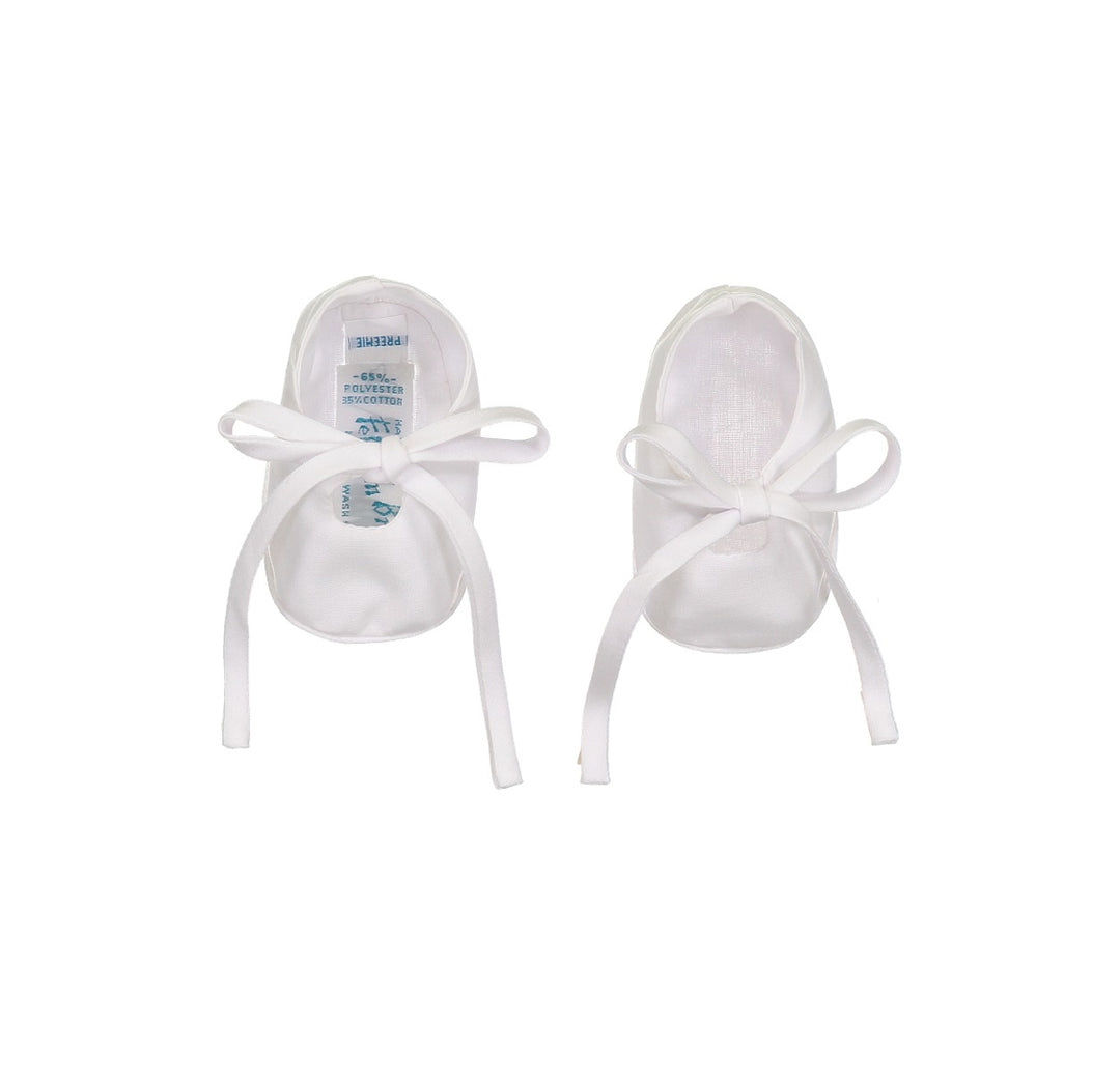 Preemie Booties-White