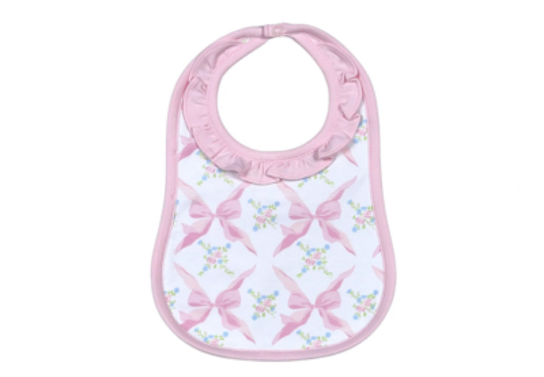 Pink Bows Bib