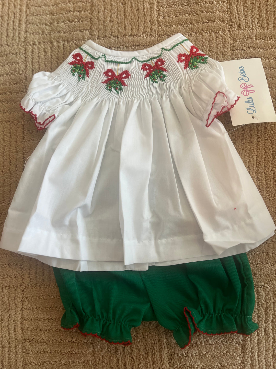 Mistletoe Emma Bloomer Set