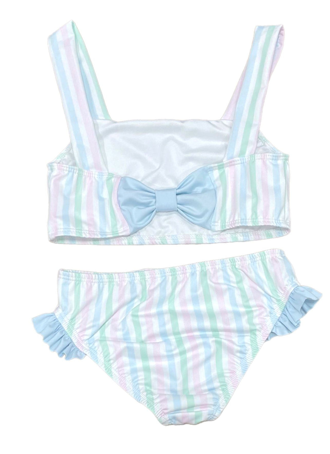 Lottie Two Piece Swim Pastel Stripe