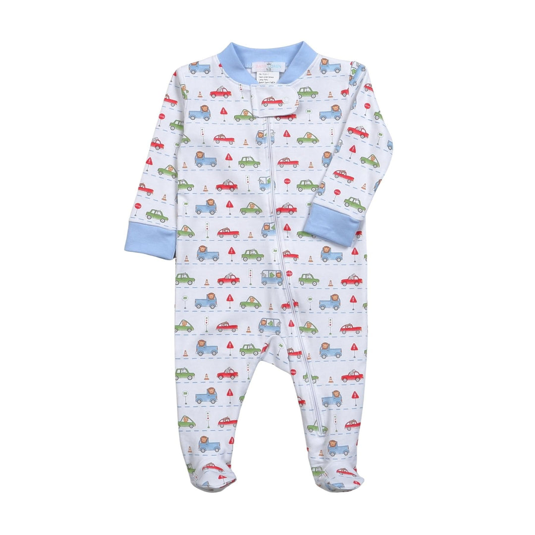 Little Drivers Zipper PJ
