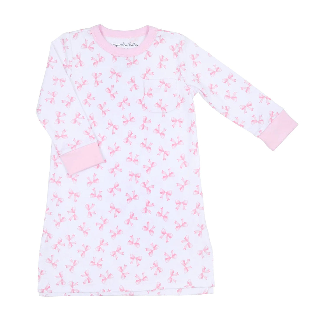 Baby Bows LS Nightgown